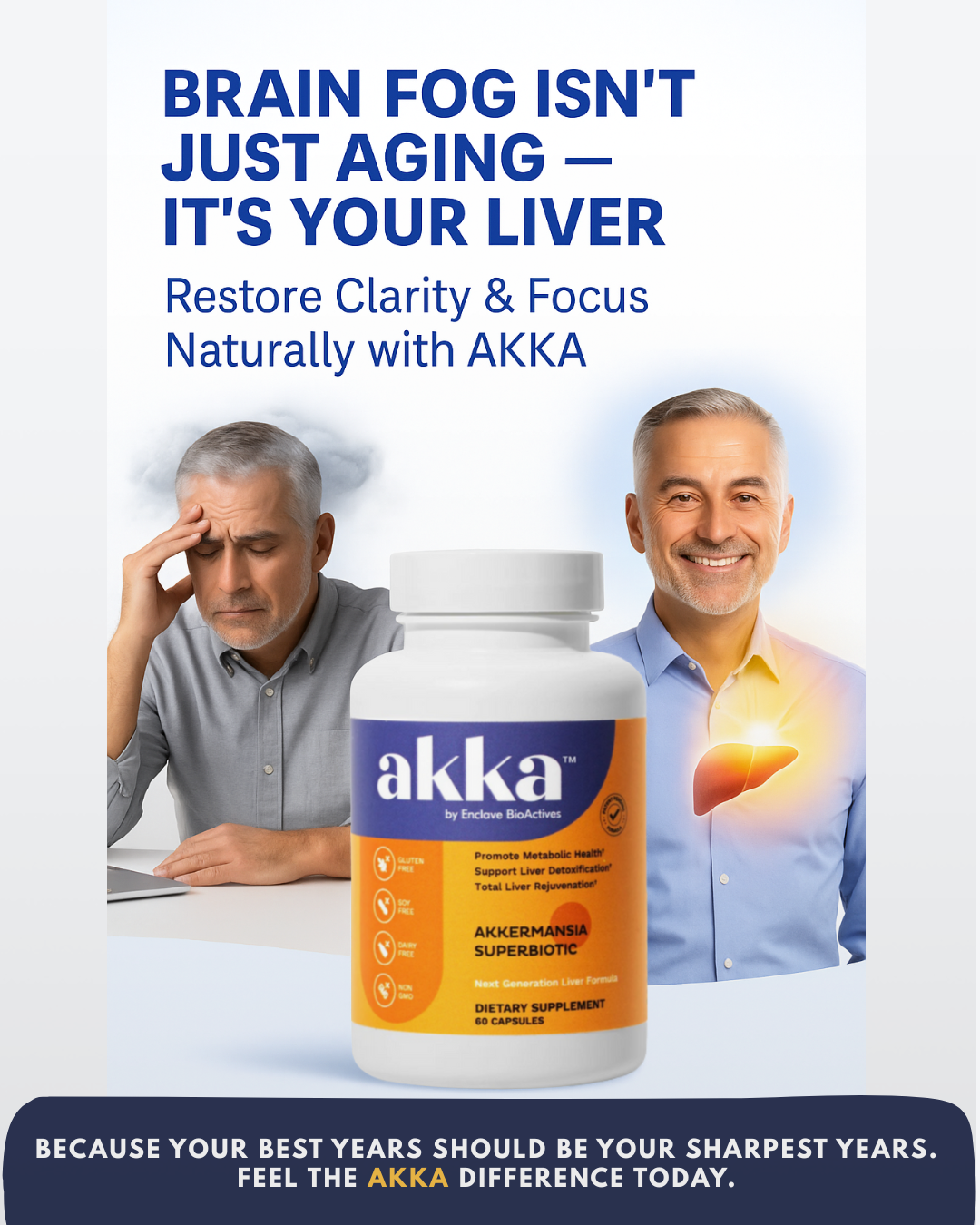 Brain Fog Isn’t Just Aging - It’s Your Liver Asking for Help