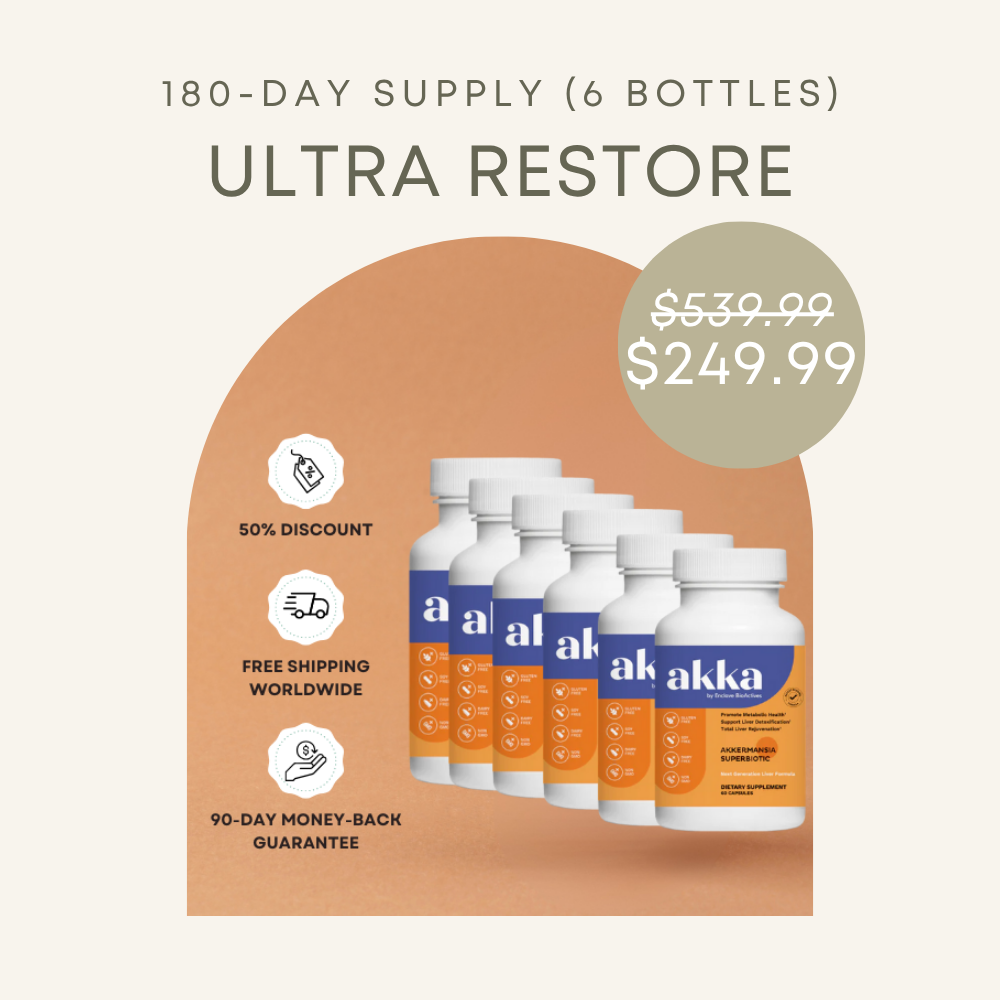 6 bottles AKKA liver health supplements