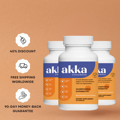 3 bottles AKKA liver health supplements