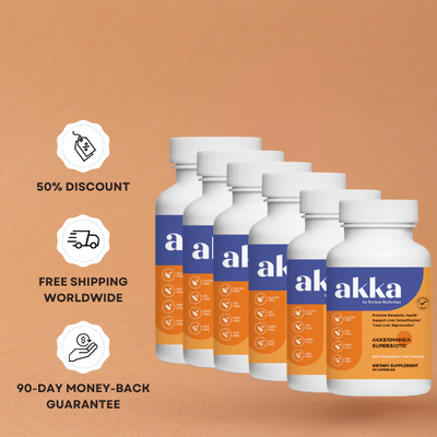 6 bottles AKKA liver health supplements
